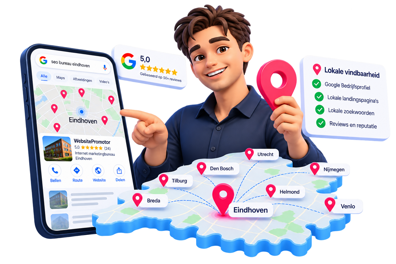 Lokale SEO specialist van WebsitePromotor